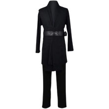 Load image into Gallery viewer, Cosplay Adult Tunic Hooded Robe Outfit Full Set US Size XXX-Large Black Full Set