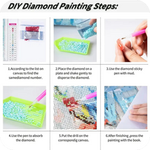 Load image into Gallery viewer, Artificial Diamond Kit Allover Round Diamonds, 5D Diamond Mosaic Dragon 12"x12"