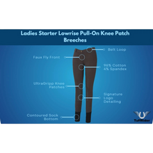 Load image into Gallery viewer, TuffRider Girl's Starter Lowrise Pull-On Breech, Sand, 14