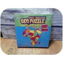 Load image into Gallery viewer, GeoPuzzle Africa and Middle East — Educational 65 Piece Geography Jigsaw Puzzle — Ages 4 and up
