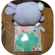 Load image into Gallery viewer, Purple Plush Poppy Pal Bunny & Children’s Board Book Tales from Nature - RABBIT