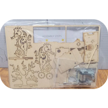 Load image into Gallery viewer, 3D Seahorse Wooden Puzzle Music Box Model Kit Toy Carved Handmade Mechanical Toy