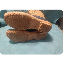 Load image into Gallery viewer, JustFab Women's Duck Boots Size 10 Tan Boots Just Fab Zipper & Lace up