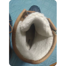 Load image into Gallery viewer, JustFab Women's Duck Boots Size 10 Tan Boots Just Fab Zipper & Lace up