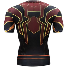 Load image into Gallery viewer, Super-Hero Compression Sports Elastic T-Shirt Quick-Drying short Sleeve M