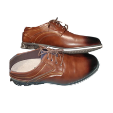 Load image into Gallery viewer, Gatsby 12aa Brown Comfort Soft Men Oxford Vegan Flexural Leather Dress Shoe