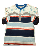 Load image into Gallery viewer, Burt's Bees Baby® Baby Boys 2pk Romper Set 3 Month Llamas & Stripes