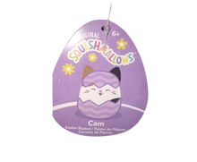 Load image into Gallery viewer, Squishmallows 2024 Easter Basket 12" Cam The Cat "Egg" Animal Plush Doll Toy NWT