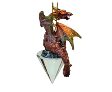 Load image into Gallery viewer, Diamond Dragon 2019 Gothic Holiday Christmas Ornament