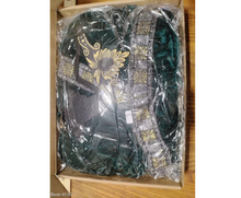 Load image into Gallery viewer, 4 Pcs Medieval Women Princess Dress with Waistband Renaissance Green L