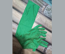 Load image into Gallery viewer, Elegant Long Tulle Mesh Gloves Stretchy, Breathable & Quick-Dry Green