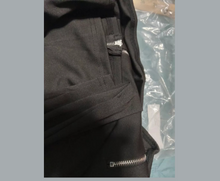 Load image into Gallery viewer, Dragon Pattern Black Sz14 Zip Front Tube Dress Sleeveless Strapless Split Dress