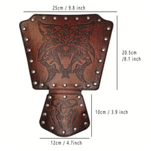 Load image into Gallery viewer, Pair Brown Medieval Arm Bracers Costume Knight Wristband Arm Armor Arm Guards