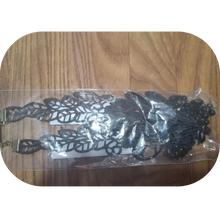 Load image into Gallery viewer, Gothic Multilayer Black Crystal Black Lace Necklace Club Decor Neck Jewelry