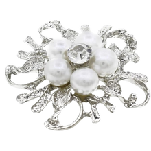 Load image into Gallery viewer, 1920s Sequins Gatsby Cocktail Flapper Dress Medium Black Silver