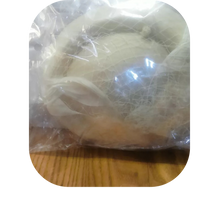 Load image into Gallery viewer, 4Pcs Beige Fascinator Hat Headband Short Gloves Faux Pearl Necklace & Earrings