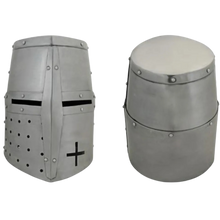 Load image into Gallery viewer, Medieval Knight's Helmet Full Size