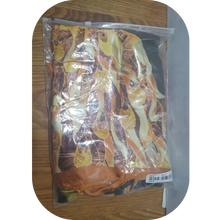 Load image into Gallery viewer, Peacock Print Crew Neck Hooded Kaftan Modest Batwing Sleeve Maxi Dress OSFM