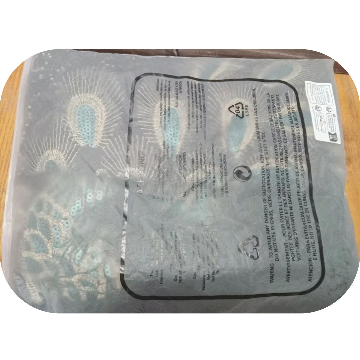 Peacock & Floral Pattern Tassel Tank Dress Vintage Sleeveless V-neck Flapper Dress Sz 14