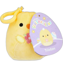 Load image into Gallery viewer, squishmallows 3.5" Easter Clip-On Triston The Chick