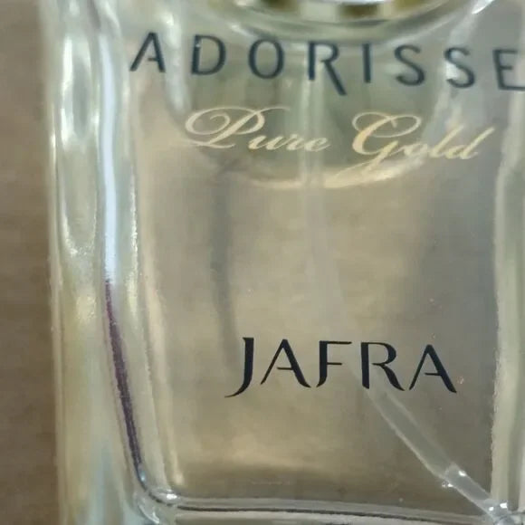 ADORISSE & ADORISSE Pure Gold Perfume Lot of 2 INCRA Spray Bottles 70%