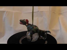 Load and play video in Gallery viewer, T Rex Blitzer the Dinosaur Christmas Tree Holiday Ornament,
