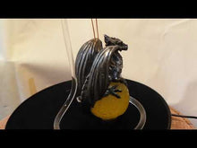 Load and play video in Gallery viewer, Protector of the Gothic Portal Celtic Dragon 2010 Holiday Ornament