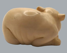 Load image into Gallery viewer, Franklin Mint Netsuke Sleeping Cat Figurine Curio Cabinet Collection 3"x2"x2"