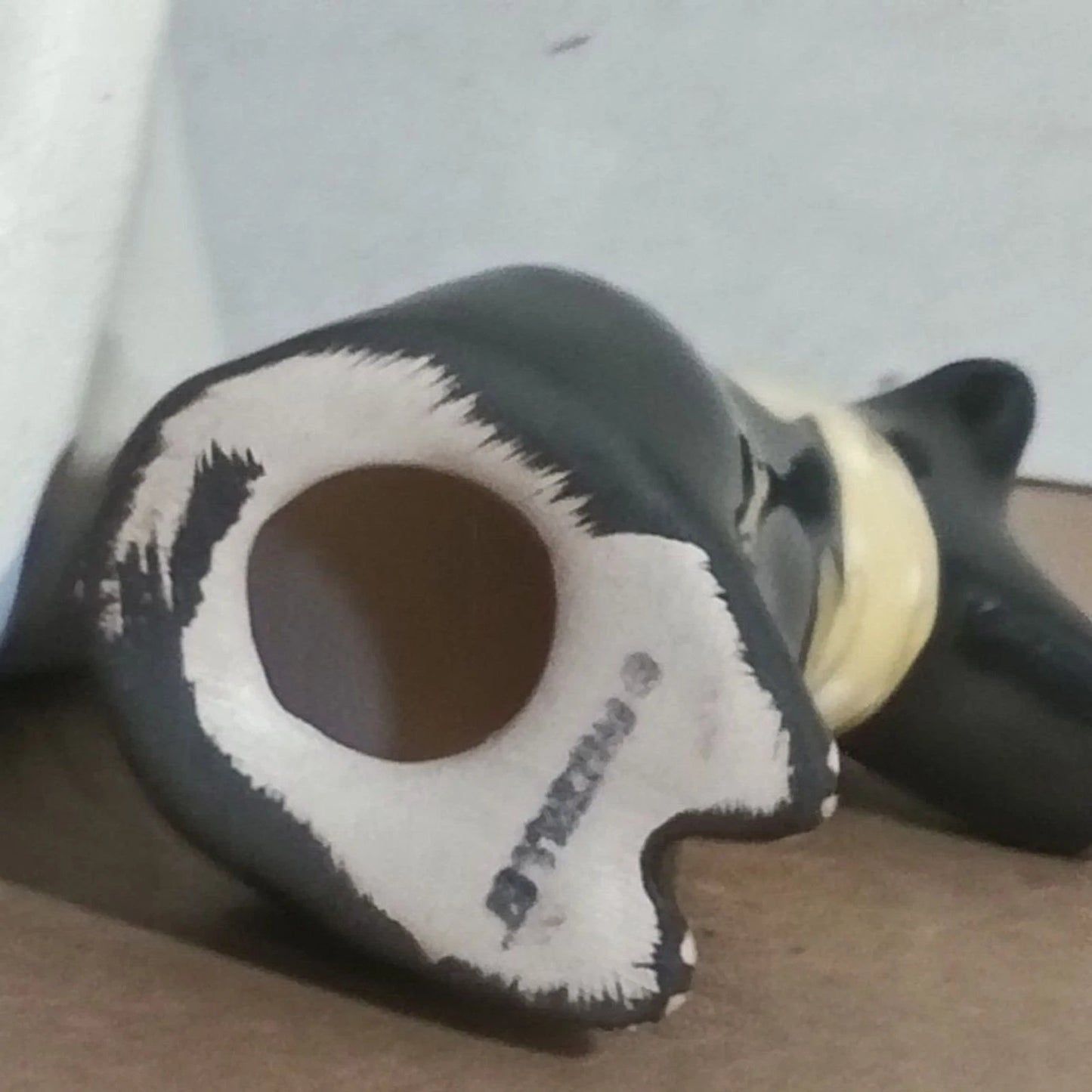 Dog on Couch Ceramic Salt & Pepper Shakers Floral Sofa Set