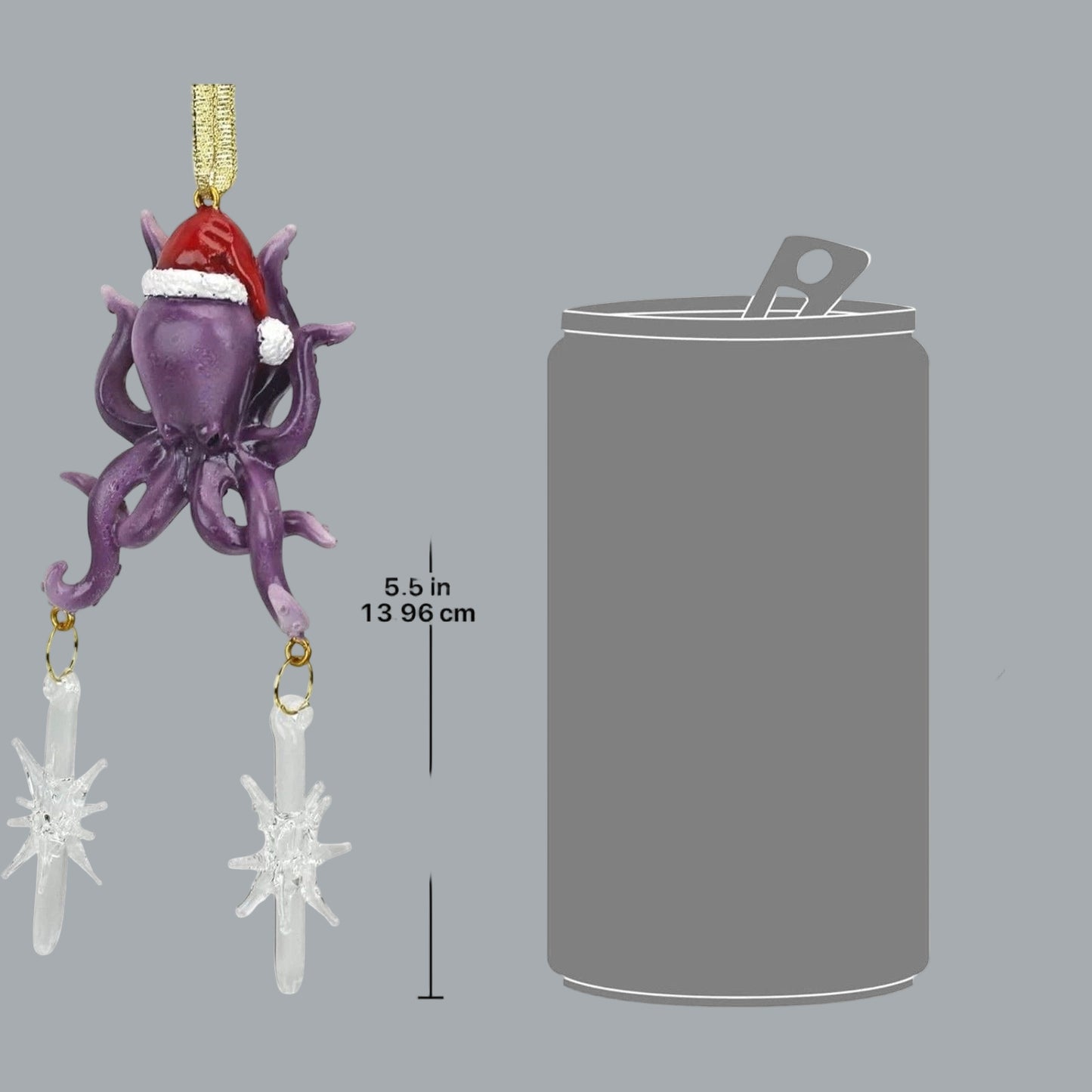 Design Toscano Christmas Tree Tenacious Tentacles Octopus Squid Holiday Ornament