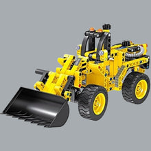Load image into Gallery viewer, Construction Trucks Interlocking Building Blocks (Front Loader) 6-16