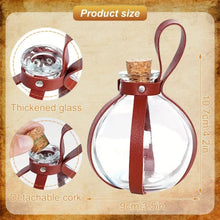 Load image into Gallery viewer, Medieval Knight Belt & Wizard Potion Glass Medieval Faux Leather Belt With Loop