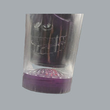 Load image into Gallery viewer, Cool Gear 18 fl oz Skull Pop Light Plastic Tumbler. Purple Base & Straw
