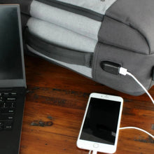 Load image into Gallery viewer, Daily Backpack 18L Laptop Bag Work & Travel Black Gray 19"x14"x6" New Durable