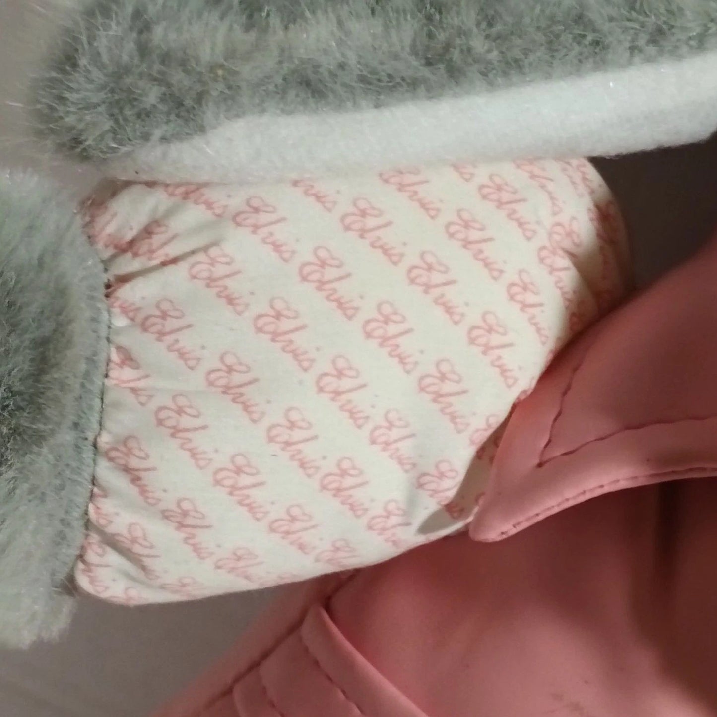 Elvis Pink Jumpsuit Hound Dog Plush Stuffed Animal No Voice Box Vintage