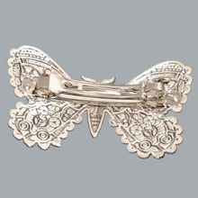 Load image into Gallery viewer, Butterfly Hair Barrette Detailed Mechanical Gears & a Beautiful Butterfly Shape