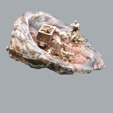 Load image into Gallery viewer, Handcrafted Agate Geode Diorama with Pewter Miner Figures