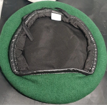 Load image into Gallery viewer, Military Style Beret: Classic Olive Green Cap