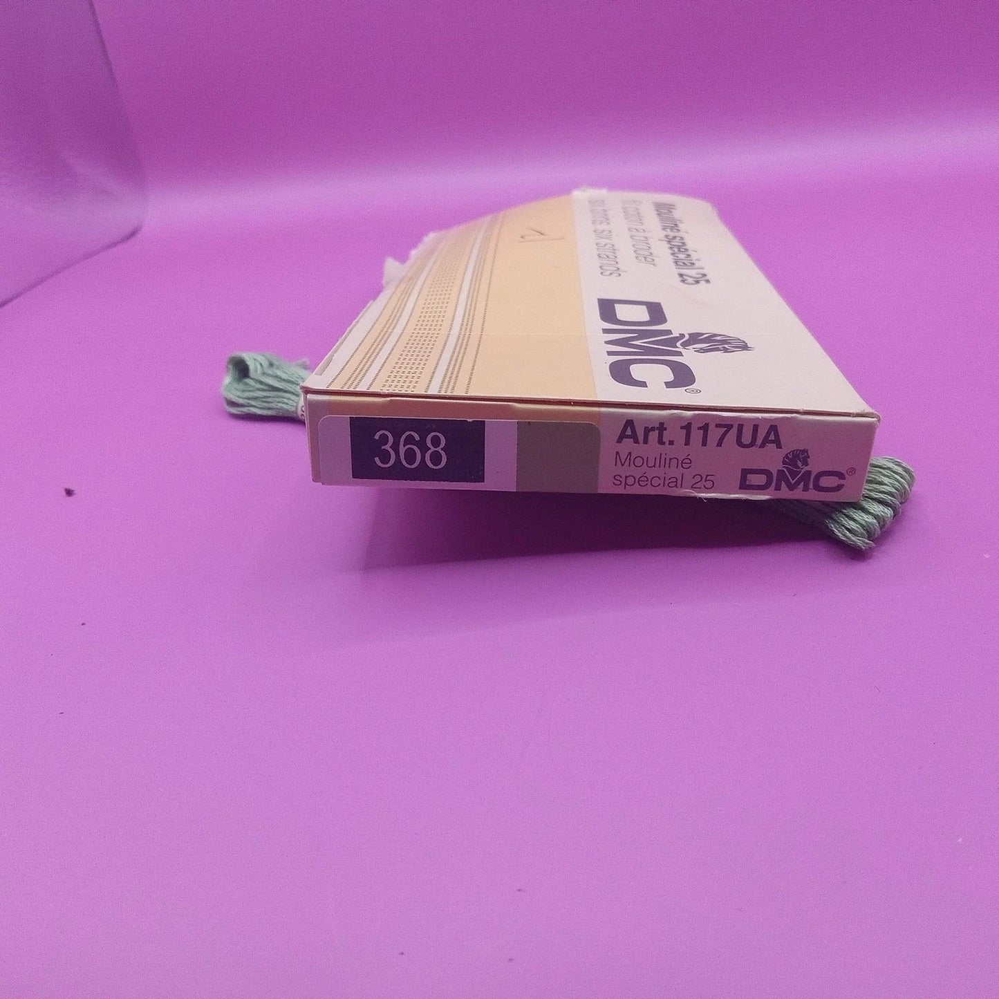 DMC 368 Floss Green Lot - 12 Skeins Embroidery Thread Pack NEW