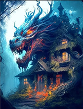 Load image into Gallery viewer, 5D Diamond Painting, Zodiac Dragon Diamond Painting Frameless 11.8inx15.7in