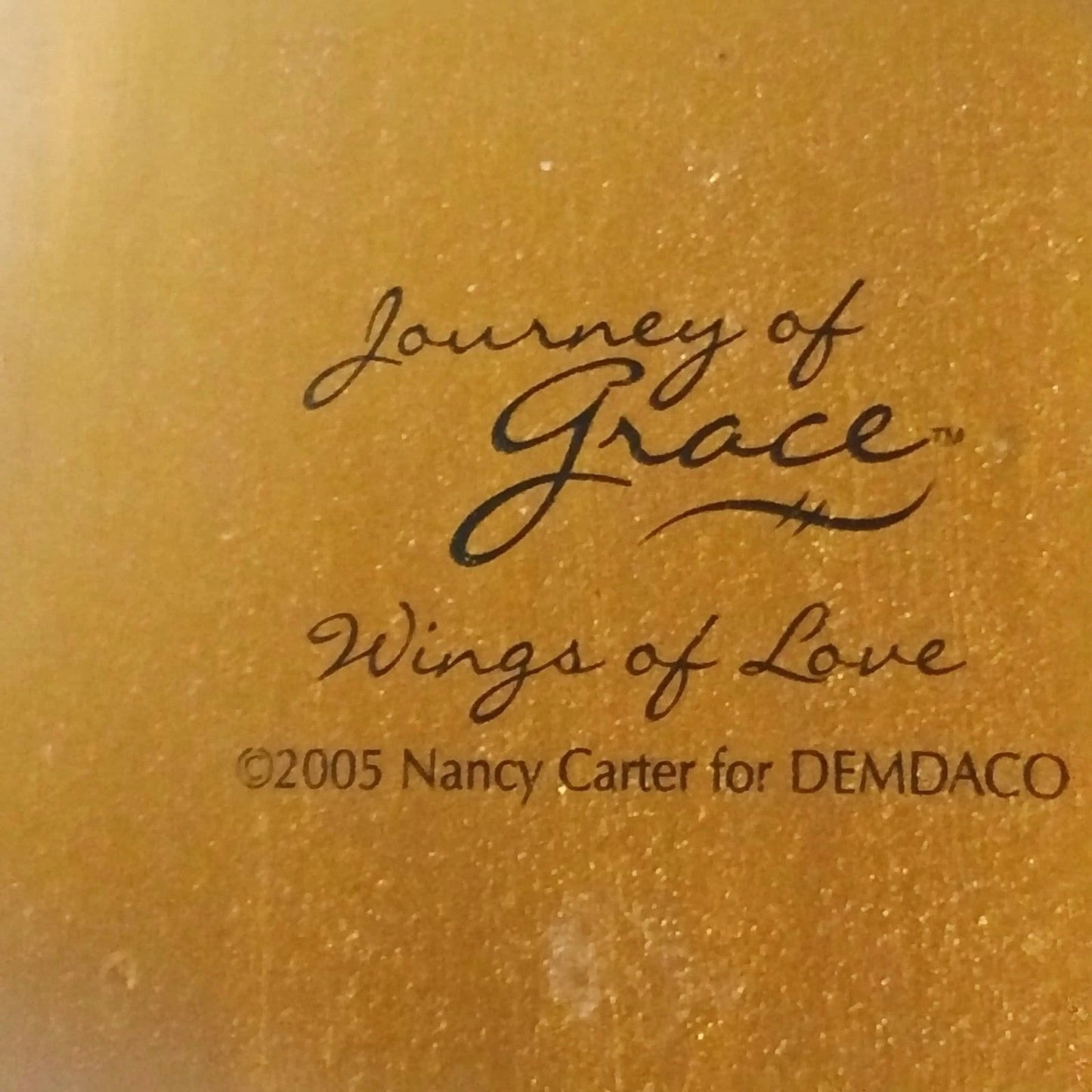 Demdaco Journey of Grace Wings of Love Angel Wings 14" Tabletop Sculpture