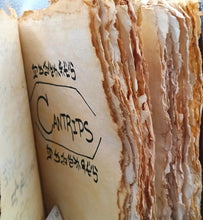 Load image into Gallery viewer, Large Aged Leather Spellbook Journal Grimoire Prop 9.5x6.5x3