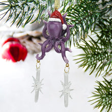 Load image into Gallery viewer, Design Toscano Christmas Tree Tenacious Tentacles Octopus Squid Holiday Ornament