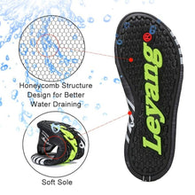 Load image into Gallery viewer, Adult Water Sport Shoes Beach Quick-Dry Barefoot Aqua Socks Black & Pink 6.5-7.5