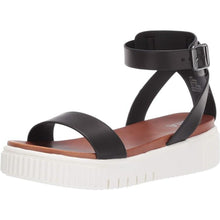 Load image into Gallery viewer, MIA Lunna Black Open Toe Casual Ankle Strap Sandals 6 M