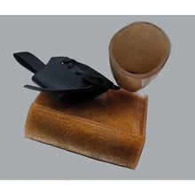 Load image into Gallery viewer, Viking Drinking Horn Authentic Norse-Inspired Drinking Vessel +Black Belt Holder