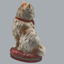 Load image into Gallery viewer, Franklin Mint Curio Cabinet Staffordshire Cat Figurine 1986 Preowned 3"x2"x2"