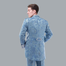 Load image into Gallery viewer, Men's Rococo Court Suit Light Blue Elegant 3PC Tailcoat Vest Pants Set 46-48