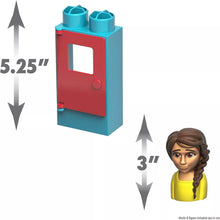 Load image into Gallery viewer, Patch Academy 53 Large Building Blocks Includes 6 Character Figures by Just Play