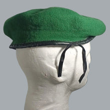 Load image into Gallery viewer, Military Style Beret: Classic Olive Green Cap
